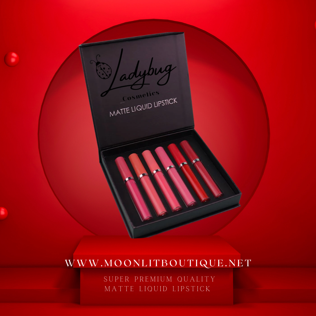 Crimson Ritual 6-Piece Matte Liquid Lipstick Set