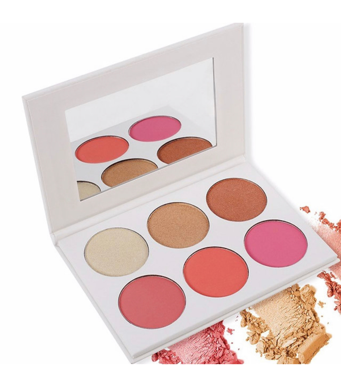 Peach Glow Blush & Highlight Palette